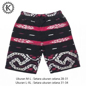 Celana Pendek Tenun / Celana Tenun Etnik - Kain Etnik