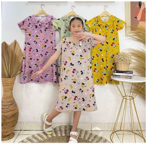 DRESS TURUN NAIK ANAK MOTIF PONY l TURUN NAIK MICKEY