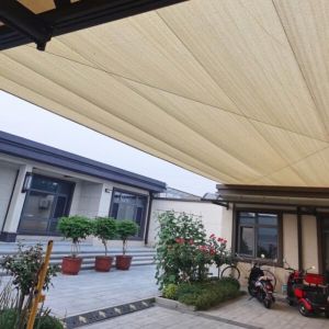 Premium Thickened Sun Shade Net (Beige) – Durable for Balcony/Garden Plants