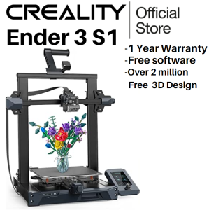 Creality Ender 3 S1 3D Printer FDM 3D Printer with CR Touch Automatic Bed Leveling Sprite Direct Dual-Gear Extruder High-Precision Dual Z-axis