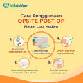 Opsite Post-OP 9.5 x 8.5cm - Plester Luka Tahan Air. 