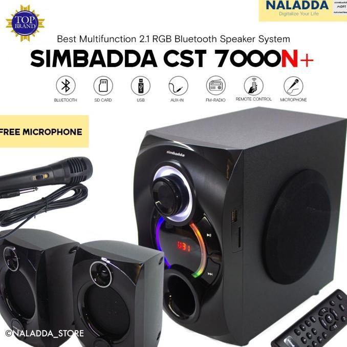 SIMBADDA CST 7000N+ Mega Bass Speaker Bluetooth USB SD AUX FM