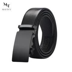 MAYTEN. Men's Automatic Buckle Belt Adjustable Belt Metal Buckle