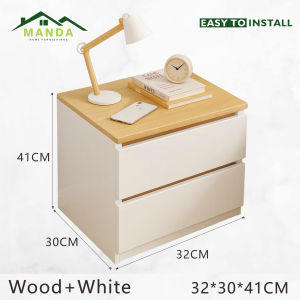 MANDA Bedside Table Bedroom Small Bedside Table Modern Minimalist Style Storage Side Cabinet Small Storage Cabinet