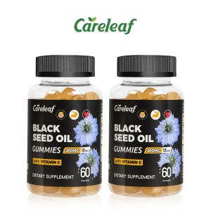 Car Black Seed Oil & Turmeric Complex Gummies - Daily Antioxidant Support & Overall Wellness - Vegan Non-GMO & Gluten-Free (60 Gummies)