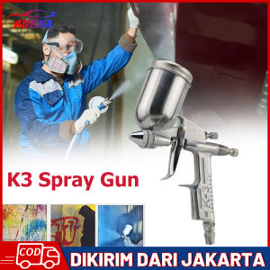 Spray Gun K3 Polishing Nozzle HVLP Air Brush 0.5mm Alat Semprot Cat Tabung Atas Mengatur Alat Semprot Cat Cocok