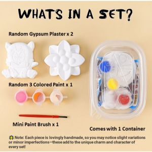 DIY Bear Paint Kit Keychain Kids Art & Craft Painting Set Mini DIY Coloring Toy Gift Children Day Gifts Carnival Prize Classroom Reward Gifts Christmas Gifts Birthday Goodie Bag Filler l Party Favors l Kids Creative Art and Craft Kit
