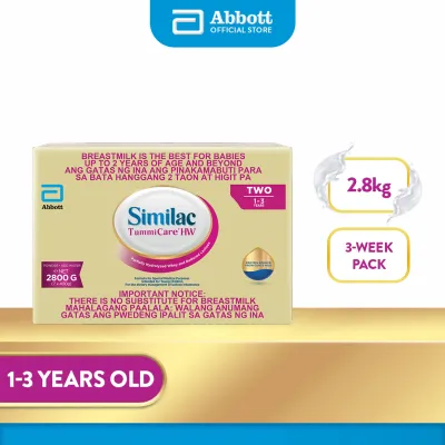 Similac TummiCare HW Two 2.8kg for Children 1-3 Years Old Milk Supplement Powder
