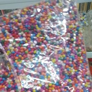 Bán sỉ 1 bịch 0.5kg 1kg hạt gỗ 4li nhiều màu làm handmade