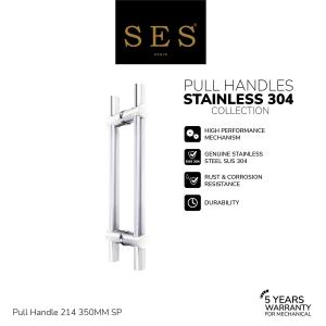 Pull Handle SES 214 - 350 MM SP SUS 304