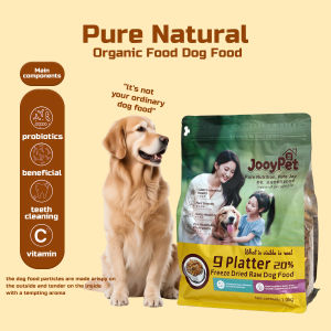 JooyPet 9 Tray Freeze-Dried Dog Food 20% Raw Meat Bone Chondroitin Sulfate para sa Kalusugan ng Tiyan Matitibay na Buto Pangangalaga sa Mata,20kg
