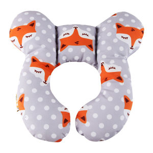 Hamshmoc Soft Baby Car Seat Pillow Head Neck Protection Universal Travel Rest Pillow for Children Comfort Car Stroller Accessories Sleep Positione Protecter