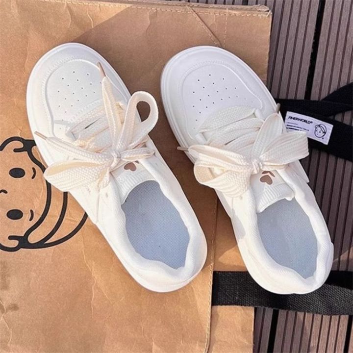 IELGY%20White%20Pink%20Casual%20Sneakers%20Women's%20Student%20Versatile%20Cute%20Thick%20Sole%20-%20Image%206