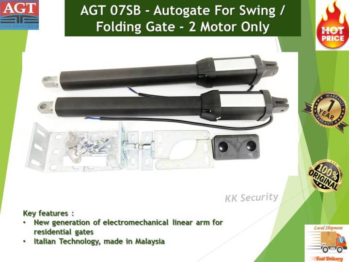 AGT 07SB / AGT 07NB - Autogate For Swing / Folding Gate - 2 Motor Arms ...