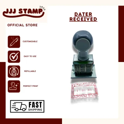 Manual Dater With PAID and RECEIVED