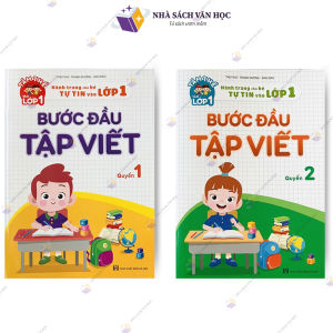 Sách - Bước Đầu Tập Viết - Combo 2 Quyển - Hành Trang Cho Bé Tự Tin Vào Lớp 1