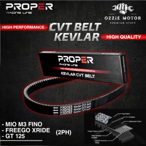 PROPER RACING LINE VANBELT VBELT KEVLAR PROPER RACING LINE MATIC YAMAHA MIO FINO FREEGO SOUL GT NMAX AEROX LEXI X-MAX VANBELT RACING