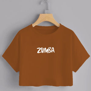 ( ZUMBA DESIGNS ) 2026 QUALITY TRENDY LOOSE FIT SEMI CROP TOP I ONE SIZE FITS ALL | SOFTCOTTON MATERIAL | WORK OUT SHIRT