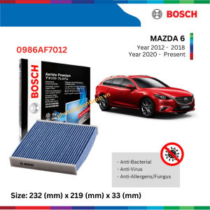 Lọc gió điều hòa BOSCH Aeristo Premium Mazda 6 đời xe 2012 đến 2018 và 2020 đến nay lọc bụi mịn PM2.5