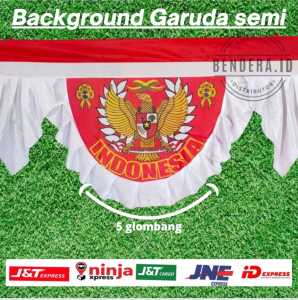 UMBUL UMBUL BACKGROUND GARUDA 5 GLOMBANG