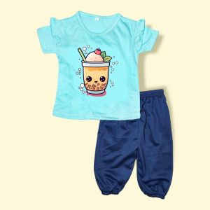 DYG6 STELAN ANAK PEREMPUAN MOTIF B6BA 1-4 TAHUN BISA COD SABLON DTF