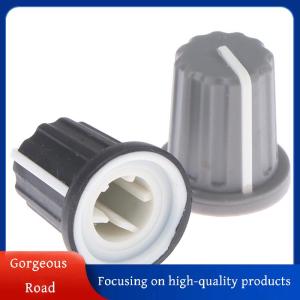 [Gorgeous] Hot Sale 5pcs Rubber Half Shaft Knob Potentiometer Encoder Knob 270 Degree D-Shaped