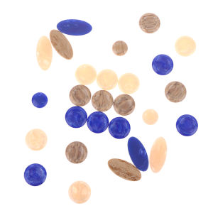 Eixiu 9Pcs Set Saxophone Key Buttons Inlays For Alto Tenor Soprano Sax Plastic Parts