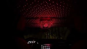 Universal USB LED Star Projector Neon Atmosphere Ambient Lamp Car Roof Interior Light