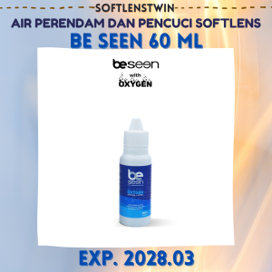 Cairan Softlens BE SEEN 60 ml . Air Perendam dan Pencuci Soflens