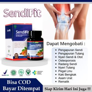 SendiFit - Obat Sakit Lutut Bengkak Obat Nyeri Lutut Kronis Obat Lutut Ngilu Berbunyi Obat Nyeri Lutut Alami Obat Asam Urat Obat Radang Sendi Obat Rematik Kronis - SendiFit 50 kapsul 100% Original Herbal Alami