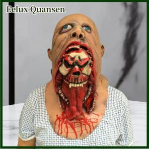 Eelux 1 chiếc mặt nạ thực tế đáng sợ Trang Phục Cosplay Dự Tiệc Dành cho người lớn mặt nạ Zombie bị nhiễm bệnh kinh dị đạo cụ Halloween đáng sợ