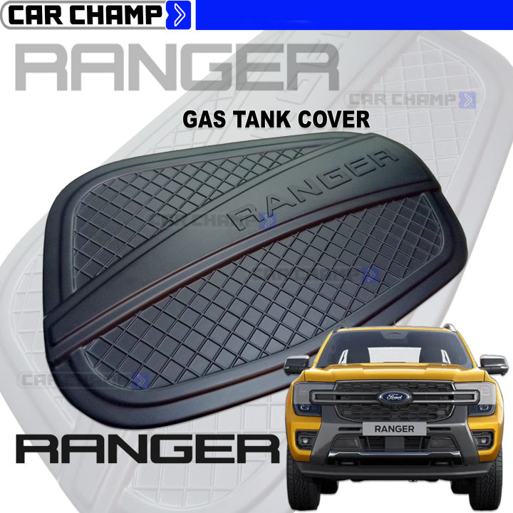 Ford Ranger 2023 XLT/XLS/RAPTOR/WILDTRAK Gas Tank Cover Matte Black 2023 (  Car Accessories )