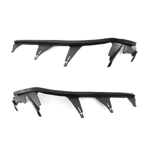 1 Pair Car Front Headlight Cover Trim for E46 318Ci 320Ci 63128384489 63128384490 Upper Headlight Sealing Strips Gasket