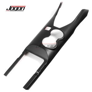 mv1 Matte Carbon For Ford Mustang Dark Horse EcoBoost GT S650 2024 Car Interior Central Gear Shift Panel Water Cup Holder Cover Trim M3Y9R