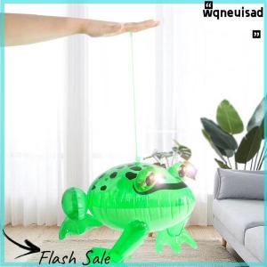 【WQ】 COD ของเล่นรูปสัตว์เป่าลมรูปกบกระโดดได้สีเขียวเรืองแสงได้ของเล่นรูปสัตว์รูปคางคกสำหรับงานเลี้ยงวันเกิดของตกแต่งงานแต่งงาน