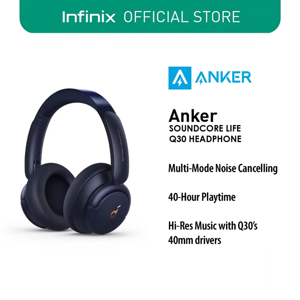 Infinix Anker Soundcore Life Q30 Headphone Local Supplier Warranty