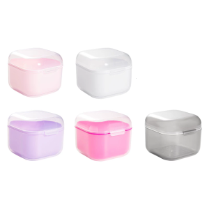 Transparent Sterilized Tray for Manicure and Pedicure Tools Convenient Nail Drill Bits Cleaner for Salon or Home Use