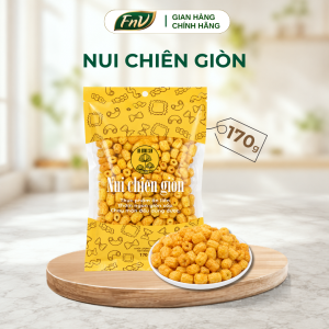 Nui chiên giòn ăn vặt BA BÔNG SEN 1 gói 170g