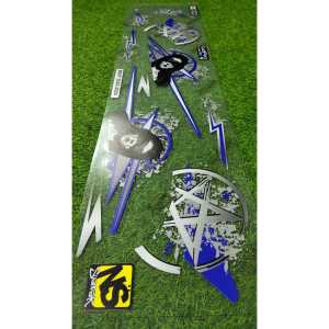 Sticker Striping Santanic Beat 2020 sampai 2024 Bahan UV Transparan  - RON Design