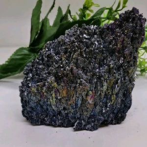 天然七彩矿风水石家庭和睦滤化空气石 845g Berthierite Stone