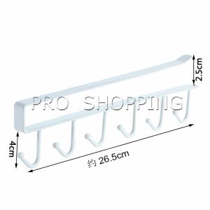 Pro ราวตะขอแขวนแบบเหล็กเคลือบสี