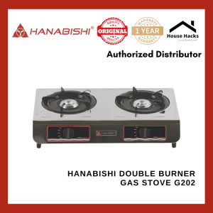 Hanabishi Double Burner Gas Stove G202 (House Hacks)