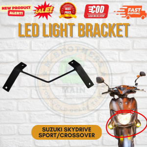 MDL - Suzuki Skydrive Sport / Skydrive Crossover Mini Driving Light Bracket & Light Bracket