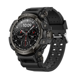 Rainbuvvy LC16 Outdoor Sports Watch 1.32inch Full touch screen Bluetooth Call IP68 Waterproof IOS Android SmartWatch For Men Women