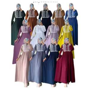 GAMIS RUBY MIX BURKAT GAMIS WANITA MUSLIMAH TERBARU GAMIS KEKINIAN