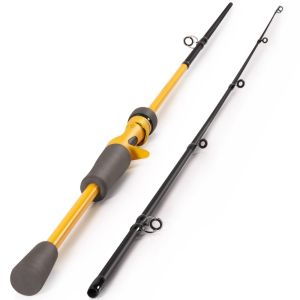 Tongkat Pancing 180 210CM 2 Bagian Bahan Serat Karbon Tinggi Stainless Steel Panduan Garis Berat 5-10lbs