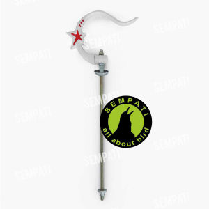 SEMPATI Gantungan Sangkar Lipat Bintang Hitam Cantolan Kandang Burung Murai Kotak Lovebird GTGBNW