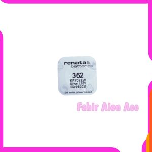 Renata SR721SW Baterai jam tangan Renata 362 SR721SW Silver 1.55V