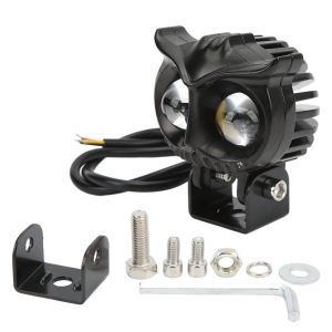Waterproof Mini Driving Light Motorcycle Light Dual Colors 6000k Led Motorcycle Auxiliary Light