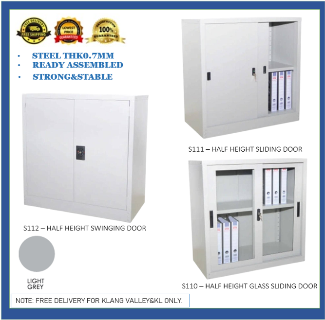 Half Height Steel Cabinet | RAK BUKU | FILLING CABINET | RAK PEJABAT ...